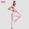 Custom Delicate Strap Ruched Sports Bra Manufacturer | V High-Waist Leggings Supplier