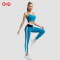 Custom Blend of Spaghetti Strap Sports Bra Manufacturer | High-Waist Striped Leggings Supplier