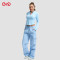 Custom Workout Clothes Long Sleeve Top Manufacturer | Casual Cargo Loose Pants Supplier
