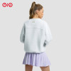 Custom Casual Gray Sports Sweatshirt Manufacturer | Purple Pleated Skirt Supplier