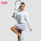 Custom Casual Gray Sports Sweatshirt Manufacturer | Purple Pleated Skirt Supplier