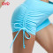 Custom Criss-Cross Back Sports Bra Manufacturer |  Yoga Drawstring Elastic Shorts Supplier