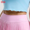 Vibrant Pleated Skirt with Comfortable Sports Bra Manufacturer |  Pink Activewear Set supplier