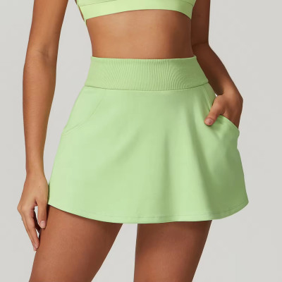 Custom Tennis Workout A-Line Skirt Manufacturer | Sports High Waist Sports Skirt Supplier