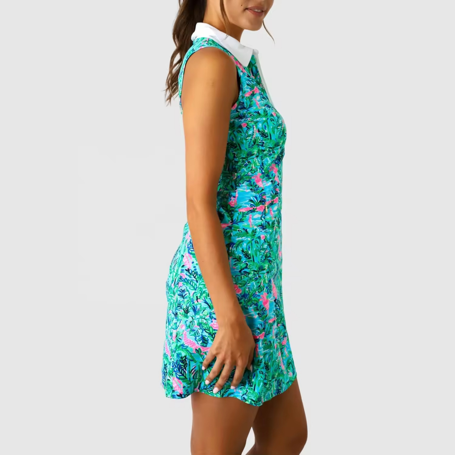 Custom Floral Print Dress Manufacturer
