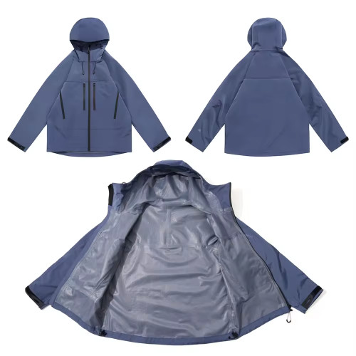 Custom Hard Shell Rain Jacket Zipper Manufacturer |  Lightweight Hiking Multiple Jacket Supplier