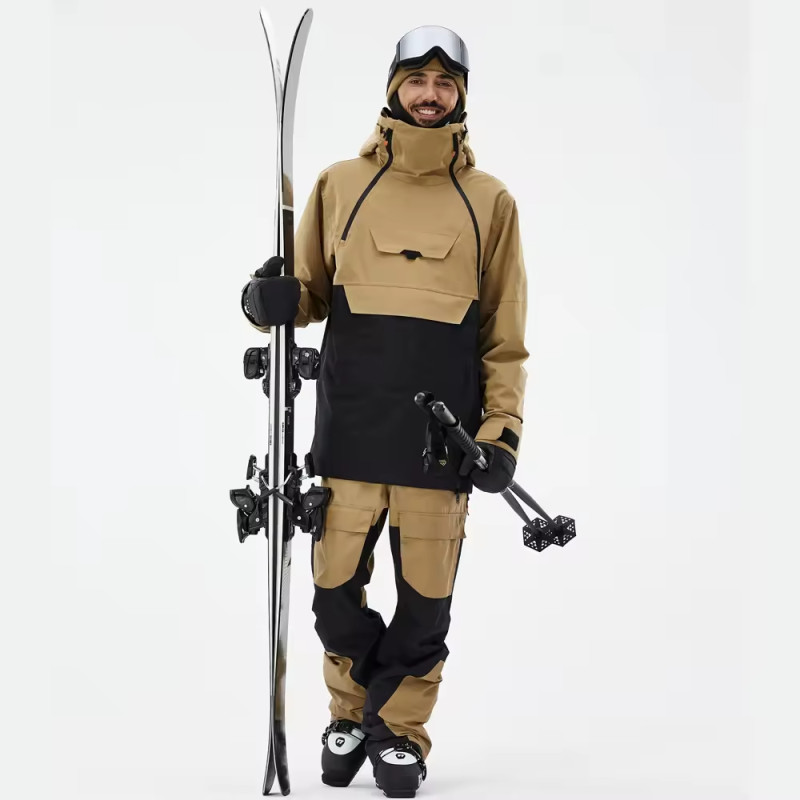 Custom Men's Ski Suit Hooded Collar Snowboarding Manufacturer | Sports Warm Ski Suit Jacket Supplier