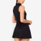 Custom Half Zip Tennis Dress Manufacturer | Athletic Pleated Polo Collar Golf Dress Supplier