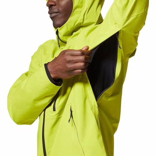 Outdoor Wear Coat Custom Rain Jacket Manufacturer | Man 2.5 Layer Jacket Supplier