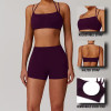 Backless Straps Dual Layer Sport Bra | Custom  Moisture Wicking Gym Bra Vendor