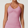 Halter Neck Adjustable Tank Tops Manufacturer |  Custom Women Gym Tank Top factory