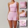Comfort Asymmetric Tank Tops Manufacturer |  Custom Quick Dry Running Fitness Sports Top factory