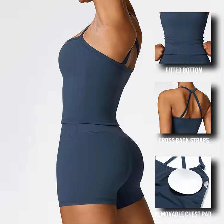  Cross Back Sleeveless Top Manufacturer