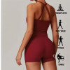 Breathable Cross Back Sleeveless Top Manufacturer |  Women  Quick Dry Yoga Clothes Top factory