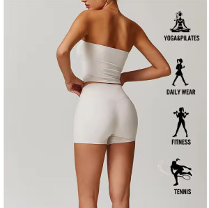 Beautiful Back Built in Bra Top Manufacturer |  Women Workout Fitness Top factory