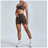 Custom Scrunch Butt Shorts 2 Piece Yoga Sets Manufacturer | Womens Sports Clothing Supplier