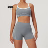 Custom Butt Hips Yoga shorts With Pockets Manufacturer | Workout Sports Bra Sets Supplier