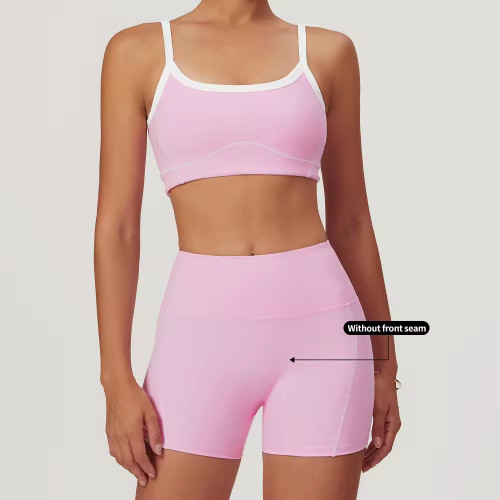 Custom Butt Hips Yoga shorts With Pockets Manufacturer | Workout Sports Bra Sets Supplier