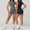 Custom Sport Wear Short T-shirt Manufacturer | Yoga Sets for Women Supplier