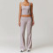 Custom Yoga Wear Flared Leggings Manufacturer | High Waist 2 Piece Yoga Sets Supplier