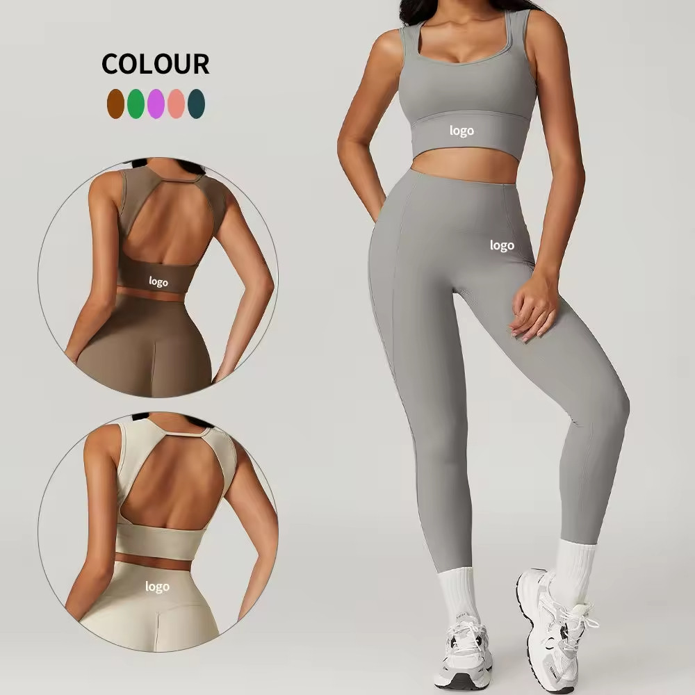 Hollow Back Sports Bra Sets Manufacturer