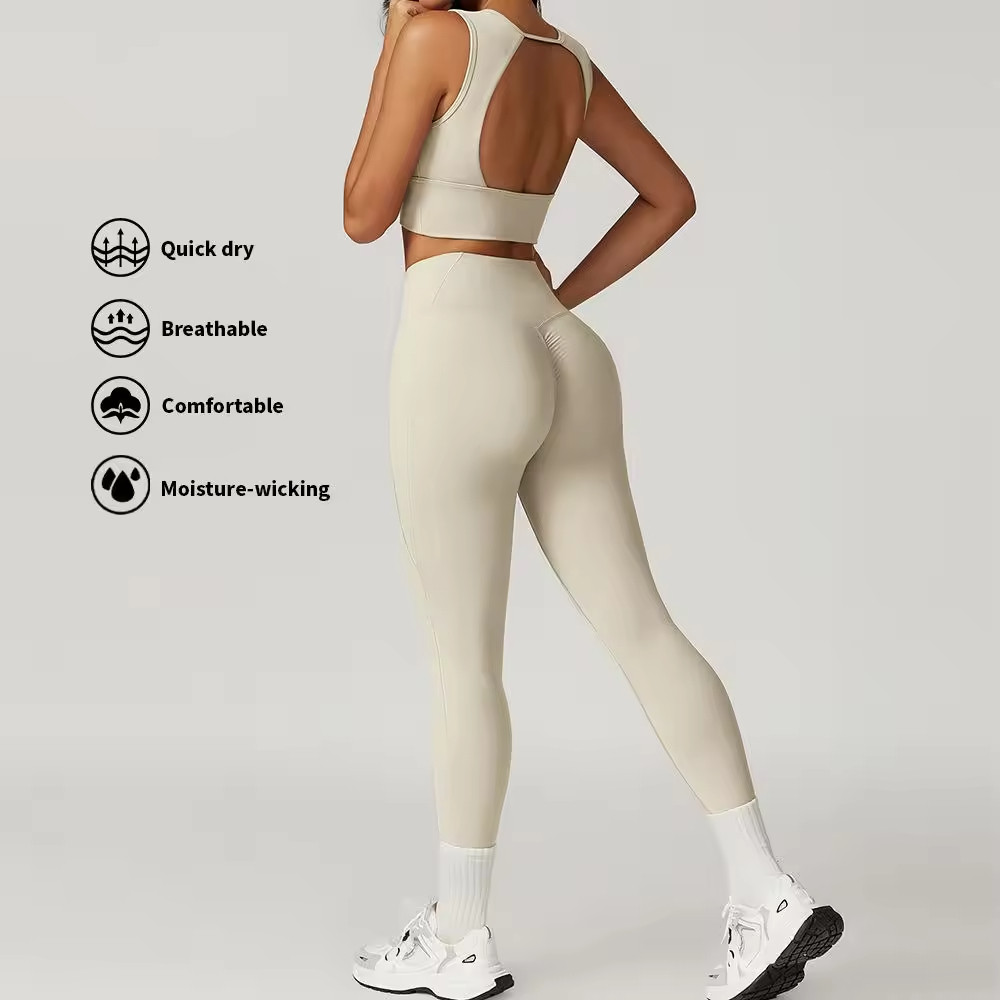 Hollow Back Sports Bra Sets Manufacturer