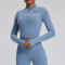 Custom Long Sleeve Gym Fitness Half Zipper Jacket Manufacturer |  Fitness Activewear Supplier