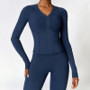 Custom 2 Pieces jackets Sportswear Manufacturer |  Athletic Gym Leggings Supplier
