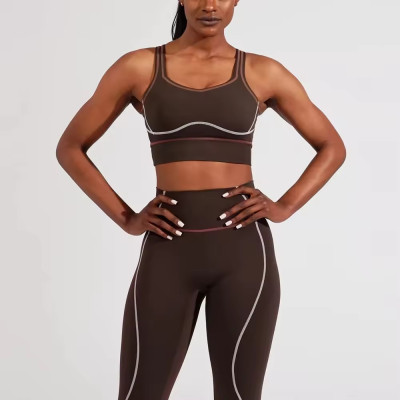 Custom Gym Fitness Top Bra Manufacturer |  Workout Pants Suit Sets Supplier