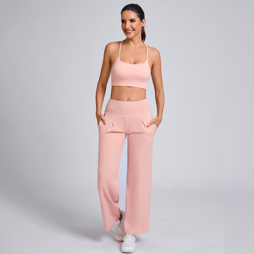 Wide-Leg Pants Athleisure sets Manufacturer