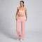 Custom Strappy Sports Bra and Wide-Leg Pants Athleisure Set Manufacturer | Sports Outfit Supplier