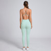 Custom Criss-Cross Back Sports Bra Manufacturer | High-Waisted Leggings Supplier