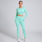 Custom slim-fitting long-sleeved top Manufacturer | High-Waisted Leggings Set Supplier
