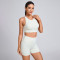 Custom Racerback Sports Bra and Shorts Manufacturer | High-waisted shorts Supplier