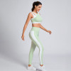 Custom Color Block Yoga Set Manufacturer | Breathable Pilates Fitness Gym Wear Supplier