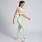 Custom Color Block Yoga Set Manufacturer | Breathable Pilates Fitness Gym Wear Supplier