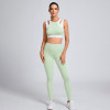 Custom Color Block Yoga Set Manufacturer | Breathable Pilates Fitness Gym Wear Supplier