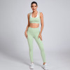 Custom Two Tone Pilates Training Yoga Set Manufacturer | Breathable Workout Gym Clothings Supplier