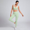 Custom Two Tone Pilates Training Yoga Set Manufacturer | Breathable Workout Gym Clothings Supplier