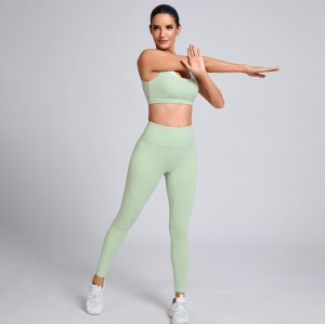 Custom Two Tone Pilates Training Yoga Set Manufacturer | Breathable Workout Gym Clothings Supplier