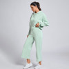 Custom Loose Hoodie Sweatsuit Manufacturer | Wide Leg Pants Sweatsuit Supplier