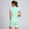 Custom Workout Short Sleeve Top Manufacturer | Gym Fitness Biker Shorts Supplier