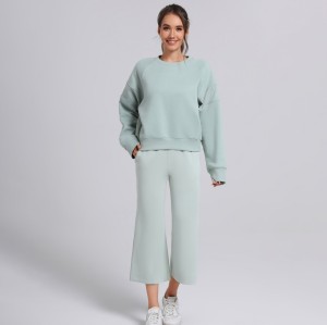 Oversized Crewneck Sweatshirt Manufacturer | Raglan Sleeve Soft Sweatshirt Sweatsuit Supplier