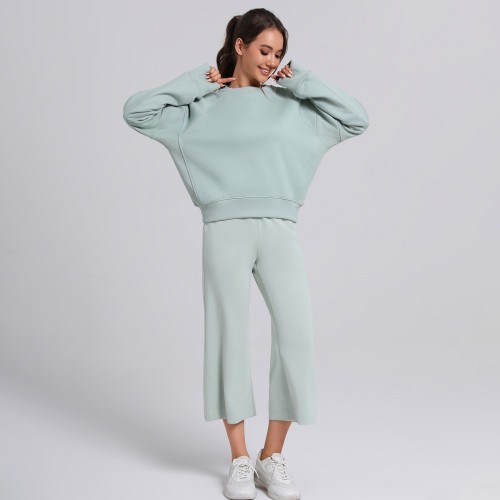 Oversized Crewneck Sweatshirt Manufacturer | Raglan Sleeve Soft Sweatshirt Sweatsuit Supplier