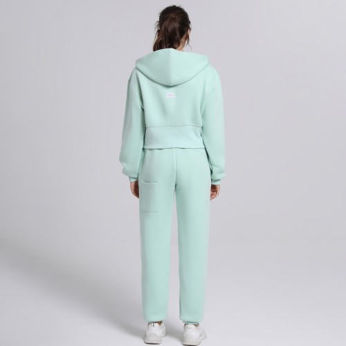Oversized 2 Piece Zip up Hoodie Manufacturer | Jogger Pants Athletic Wear Vendor