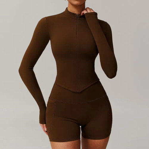 Custom Zipper WorkOut Outdoor Jacket Manufacturer | Sports Coats Gym Running supplier