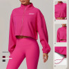 Custom Polyester Warm Sports Jacket Manufacturer | Warm Running Fitness Sweatshirt supplier