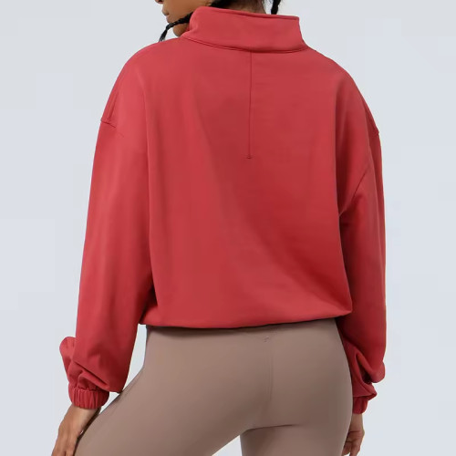 Custom Women's Half Zipper Sweatshirt Manufacturer | sweatshirt wholesale supplier