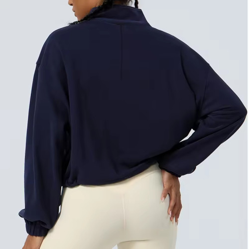 Custom Women's Half Zipper Sweatshirt Manufacturer | sweatshirt wholesale supplier