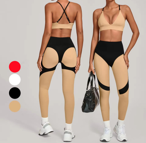 Tight-fitting Workout Gym Fitness Sets Sports Clothing Manufacturer | Outdoor Running suppliers